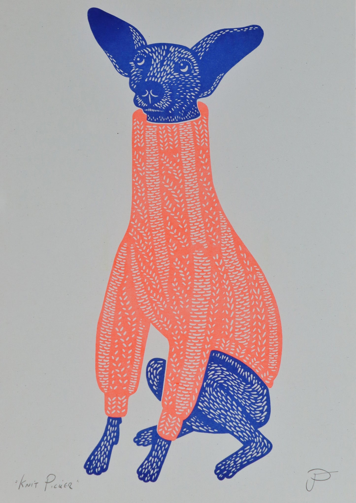 'Knit Picker' Open Edition Fine Art Print