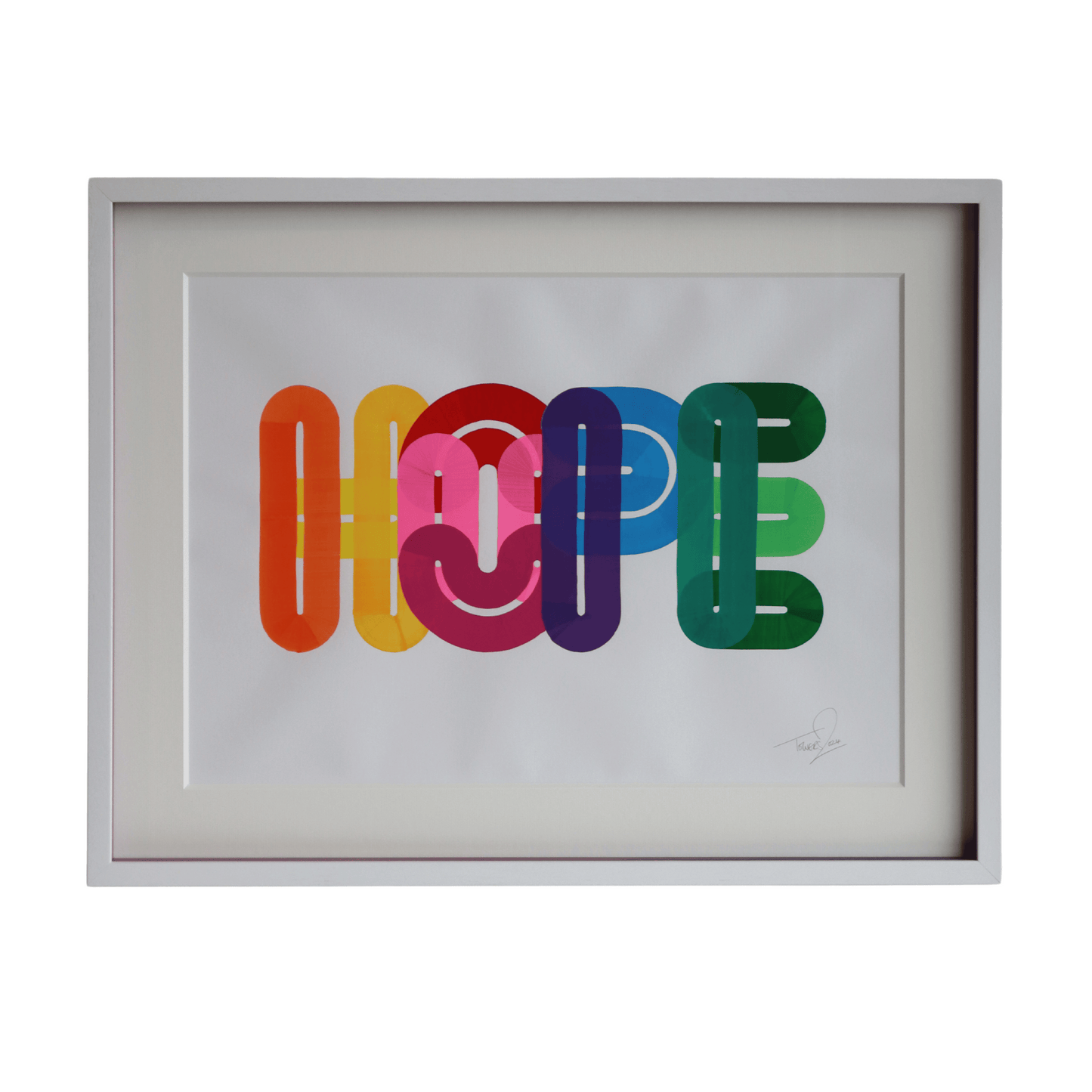 'HOPE' Hand Drawn Print