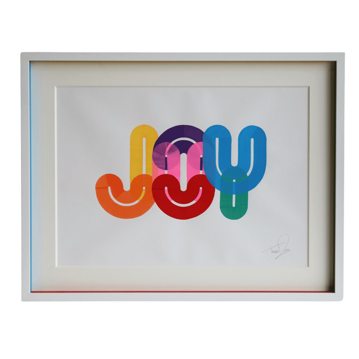 'JOY' Hand Drawn Print