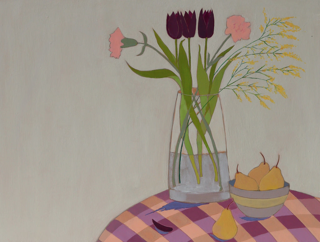Kitchen Blooms with Pears