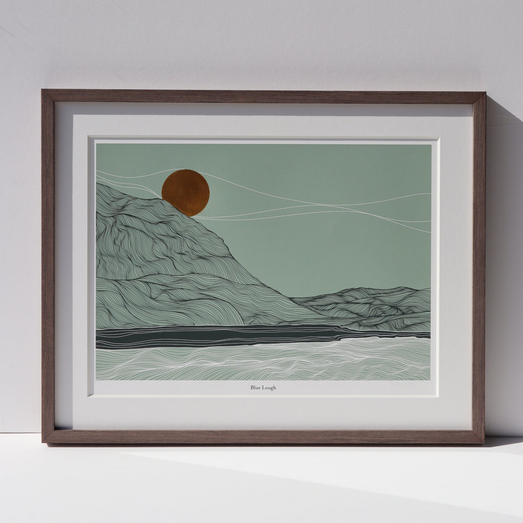 'Blue Lough' Open Edition Fine Art Print