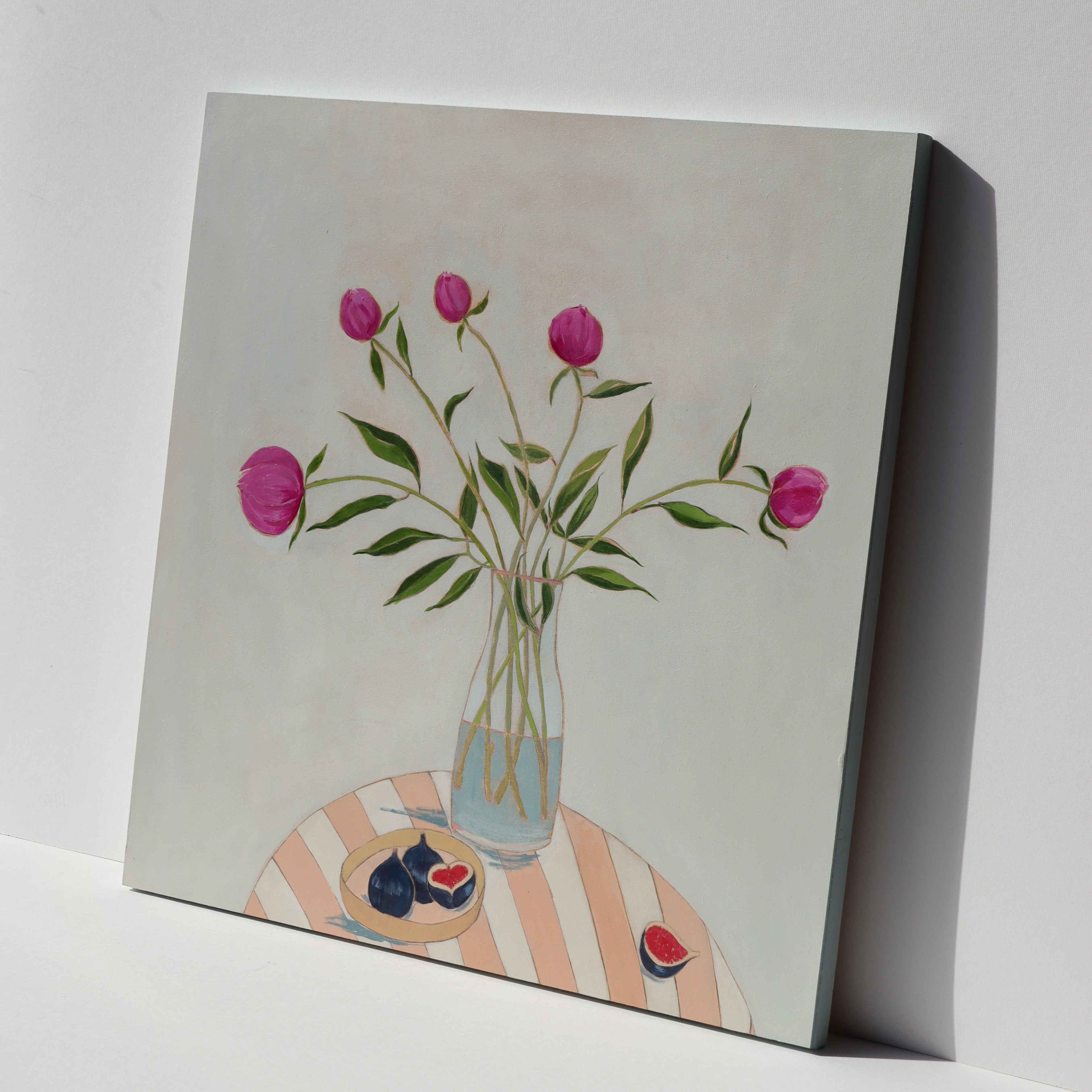 Pink Peonies and Figs