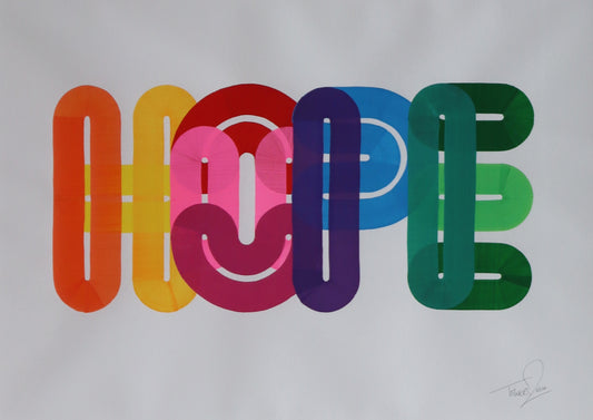 'HOPE' Hand Drawn Print