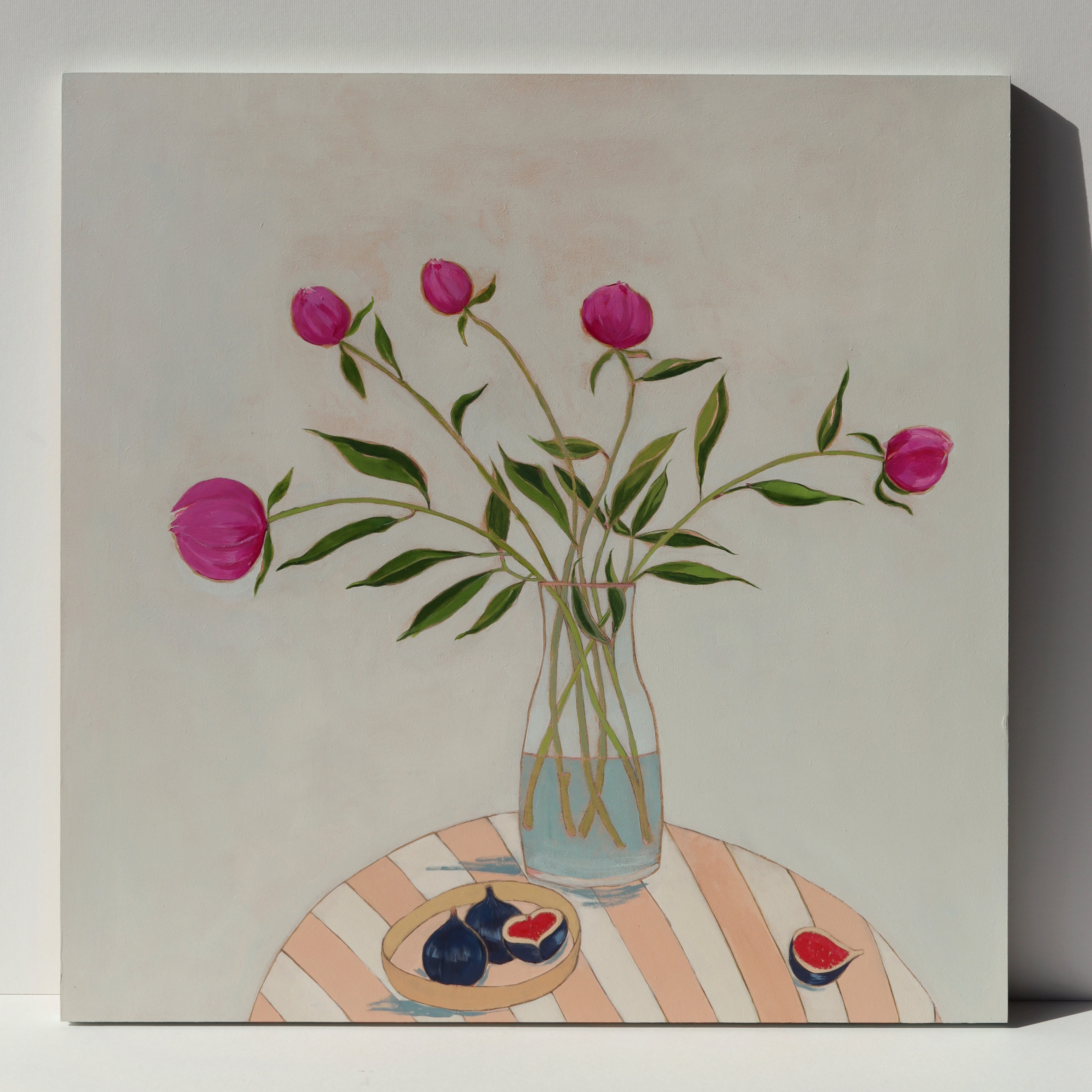 Pink Peonies and Figs