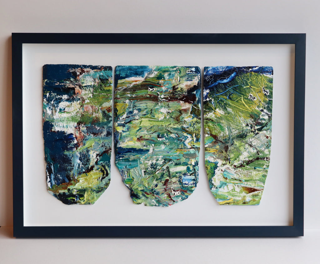 Aran Island Memories on Slate