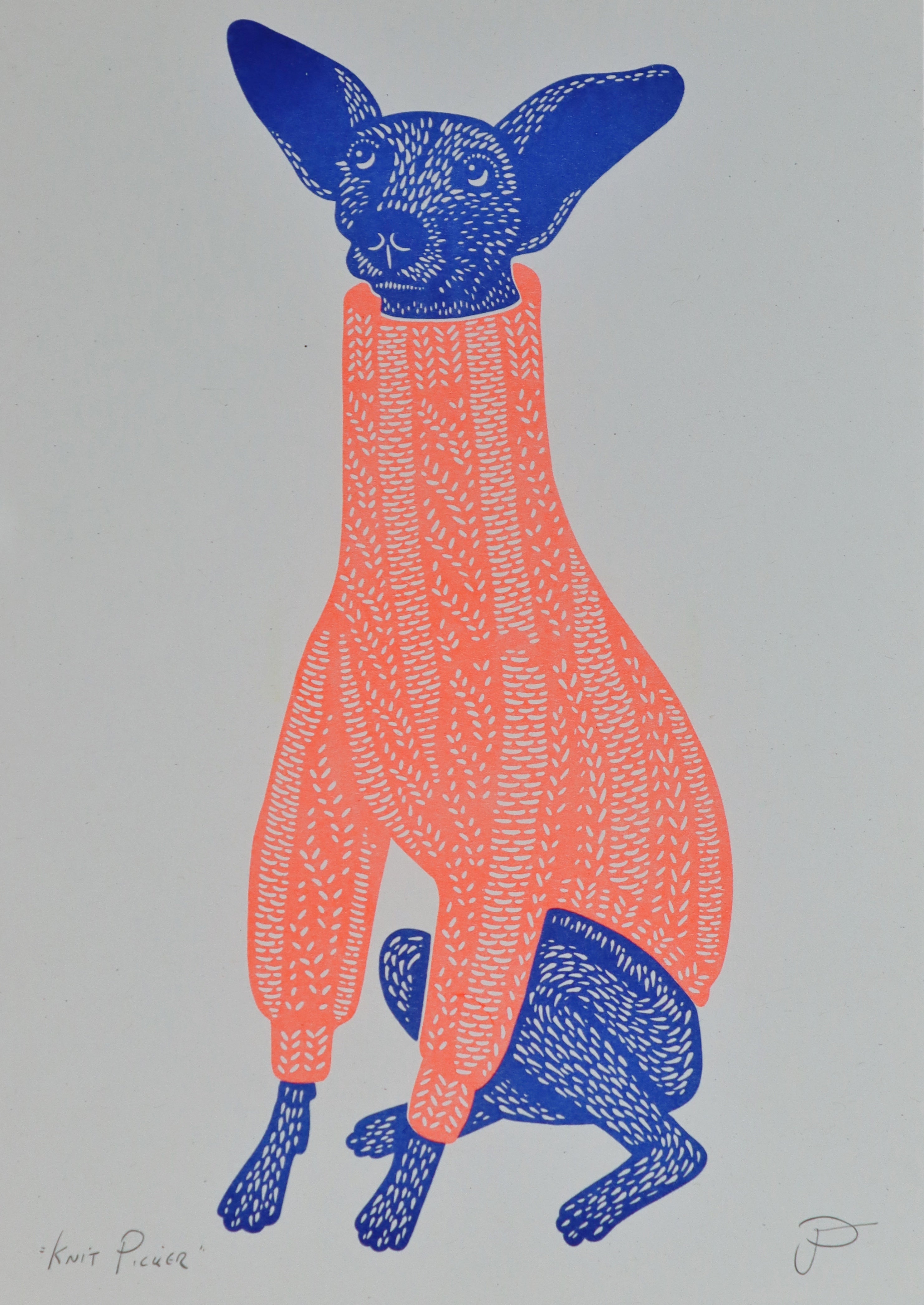 'Knit Picker' Open Edition Fine Art Print