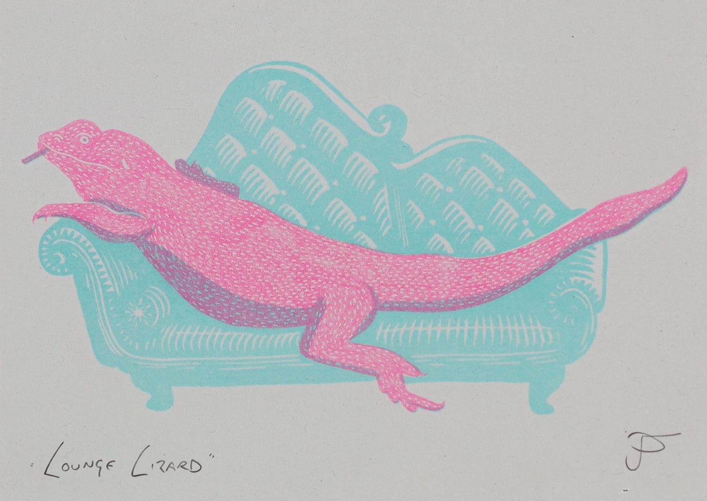 'Lounge Lizard' Open Edition Fine Art Print