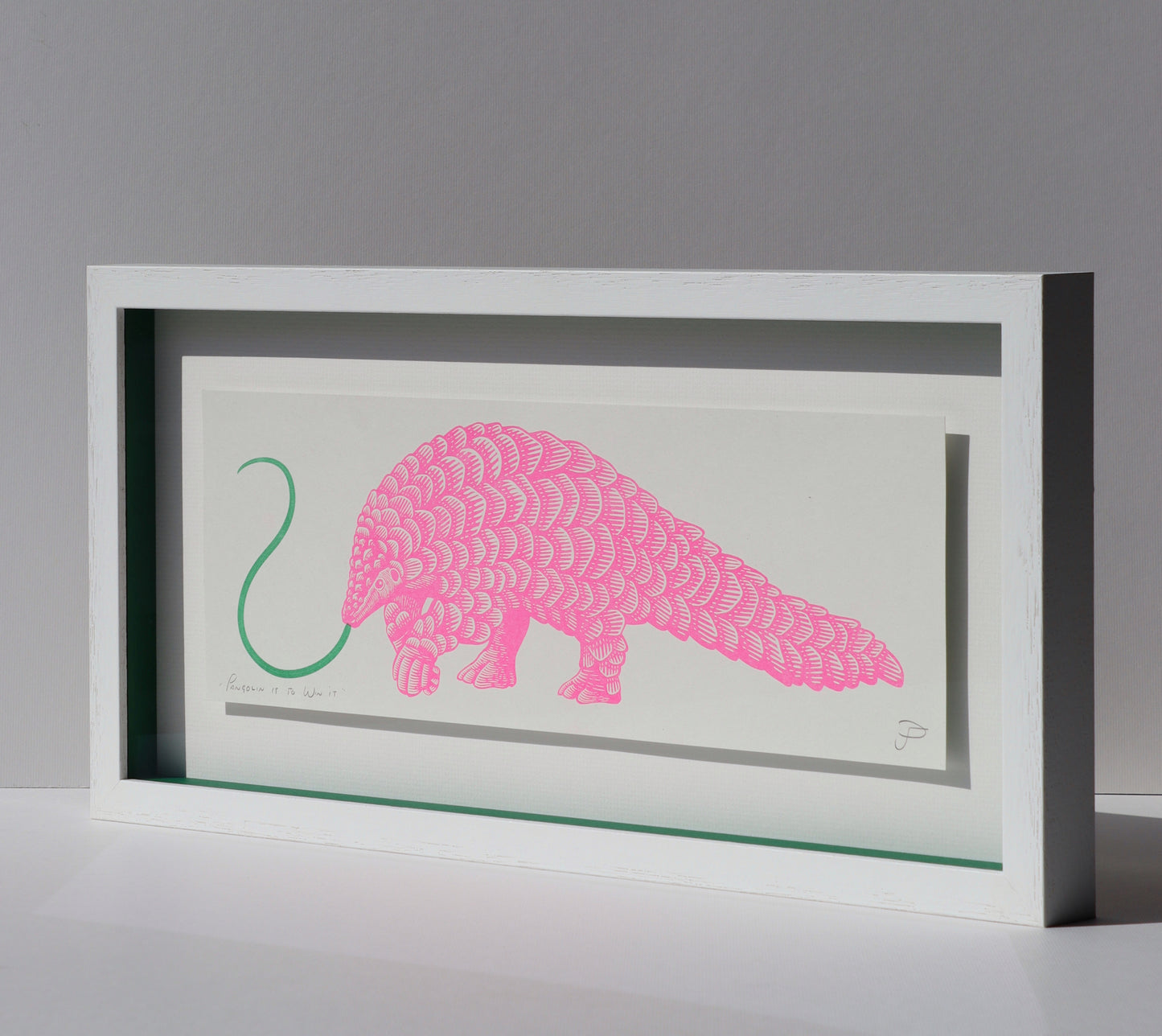 'Pangolin It Will Win It' Open Edition Fine Art Print