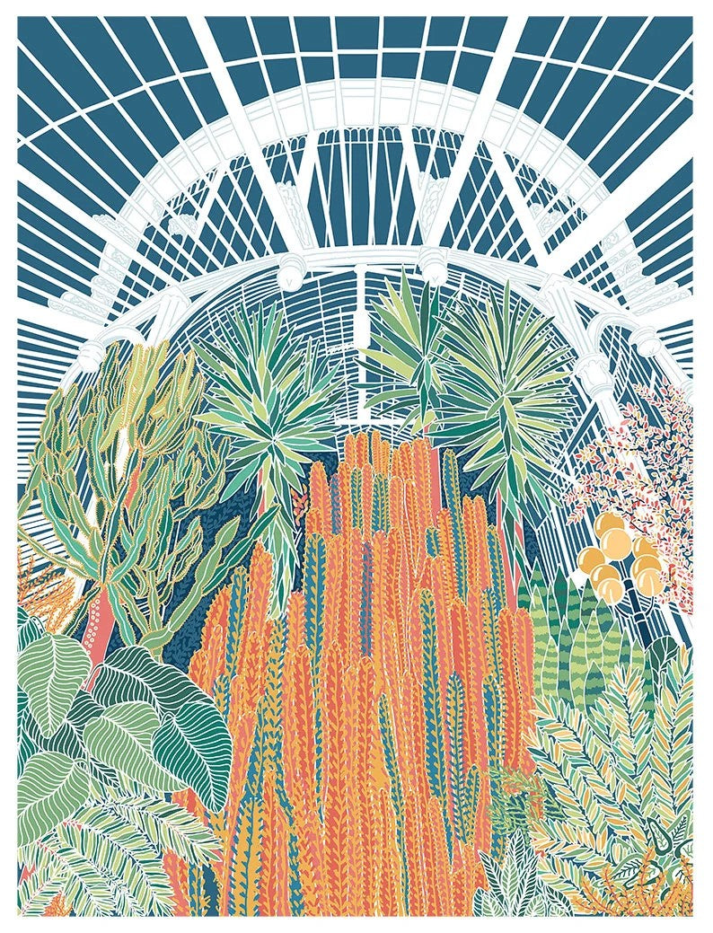 'Inside the Palm House' Open Edition Fine Art Print