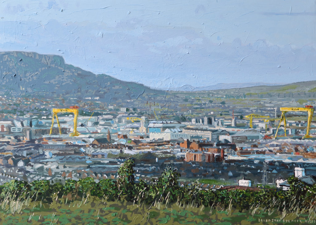 Cavehill and Slemish Over Belfast