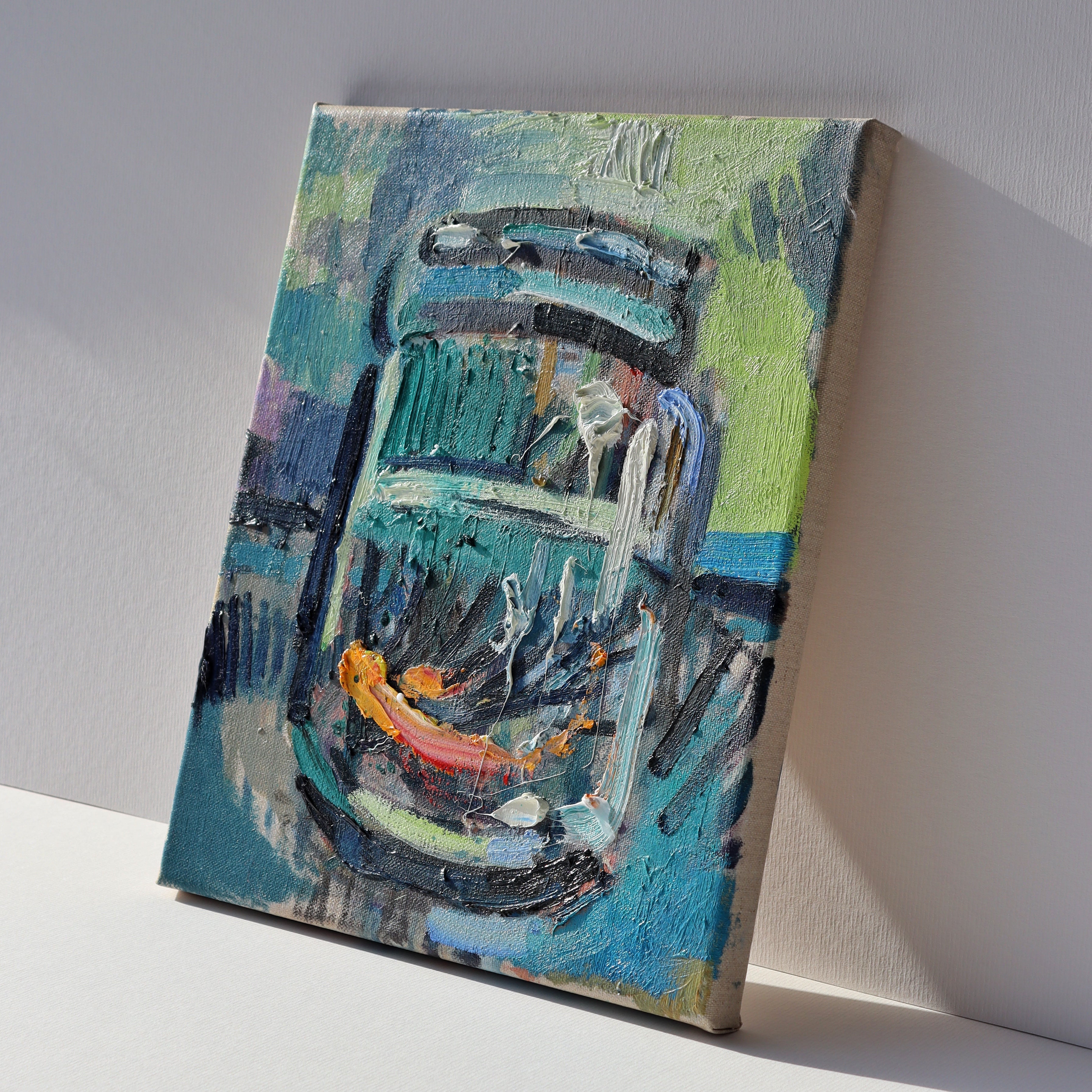 Goldfish in a Jar in a Landscape