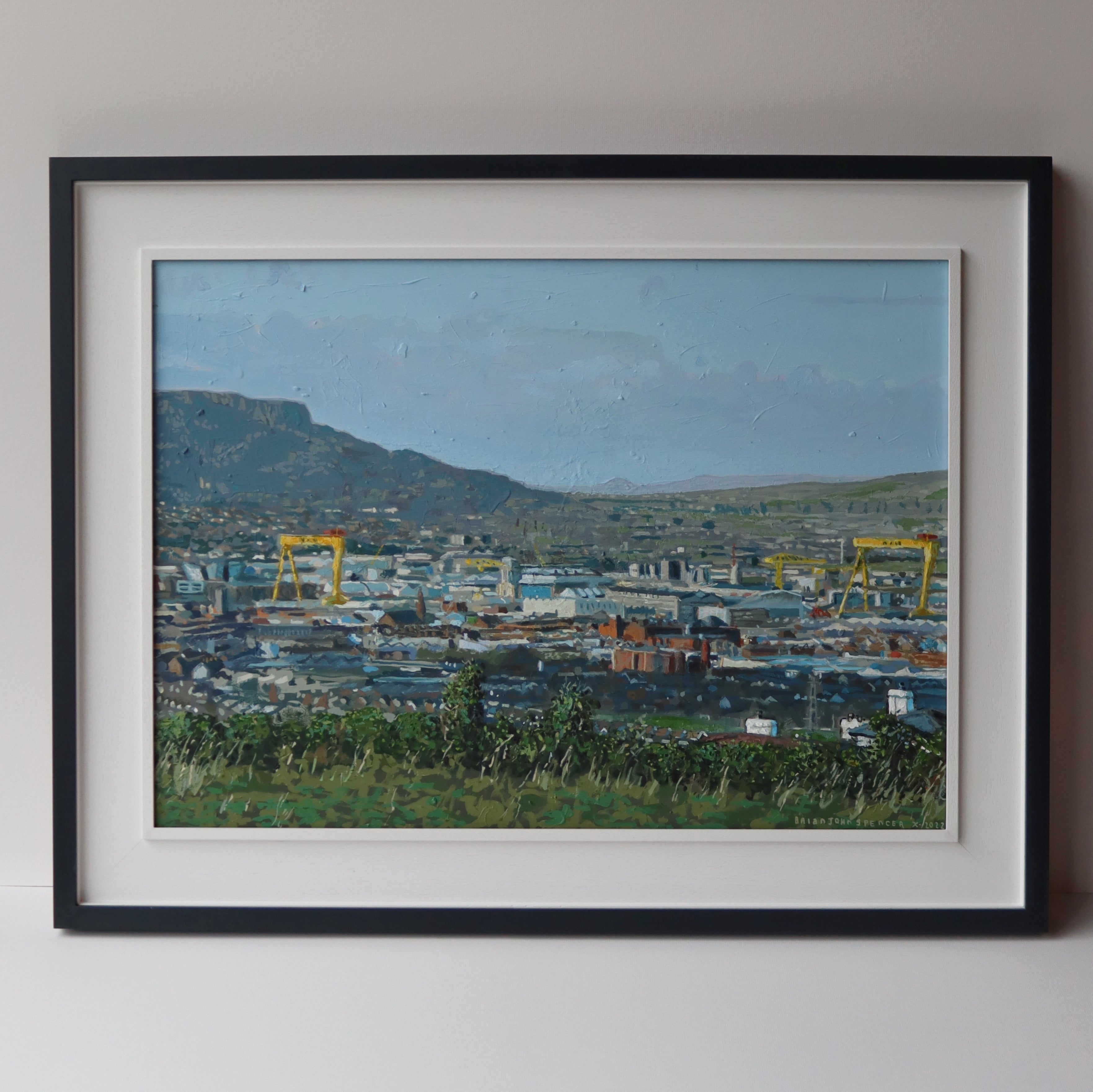 Cavehill and Slemish Over Belfast